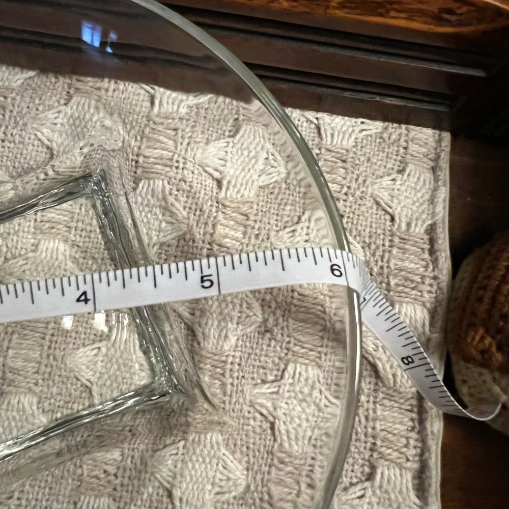 HAZEL-ATLAS *Vintage* Mid Century Modern‎ Colony Clear Glass Bowls 6in Diameter